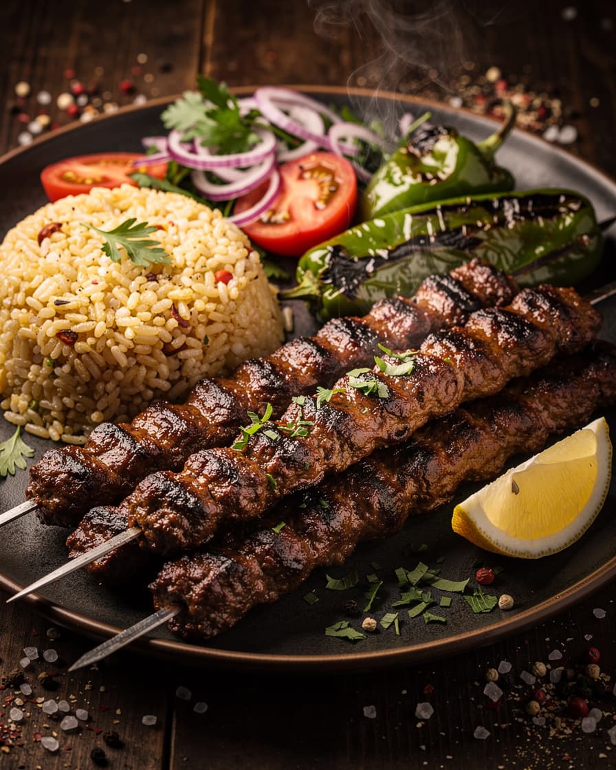 Adana Kebab Plate at Origin Mediterranean