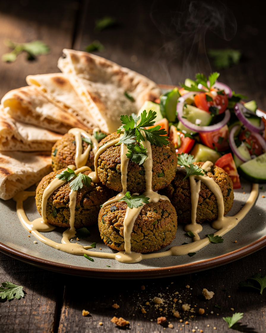 Falafel Plate at Origin Mediterranean