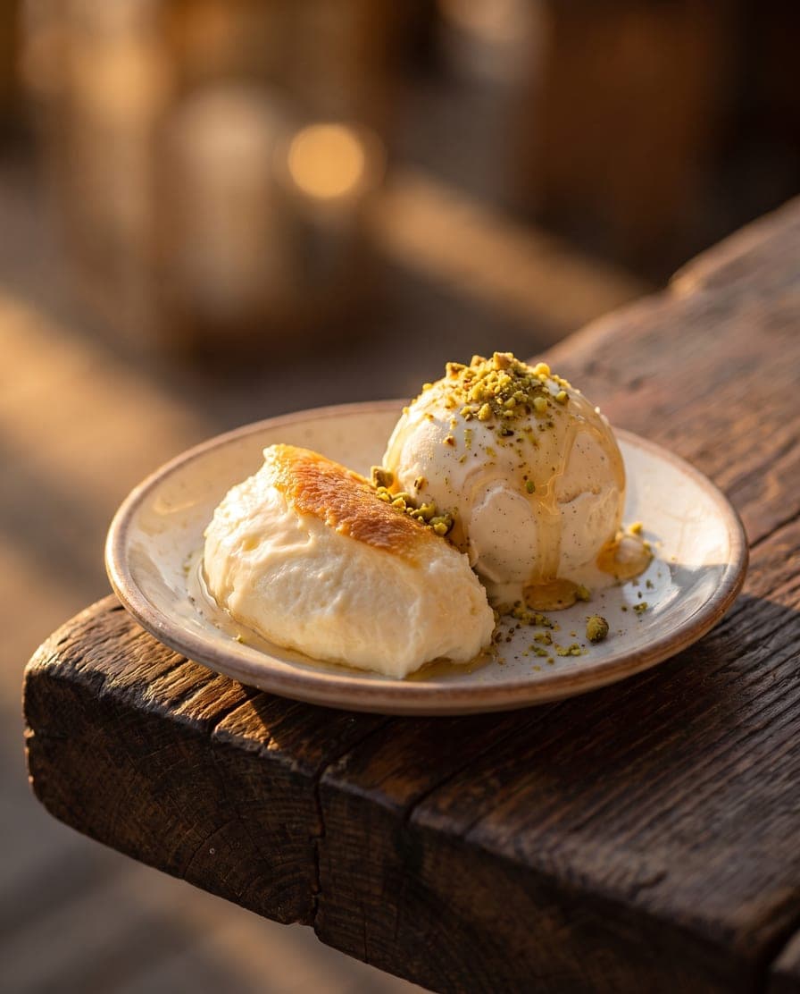 Extra Kaymak with Ice Cream