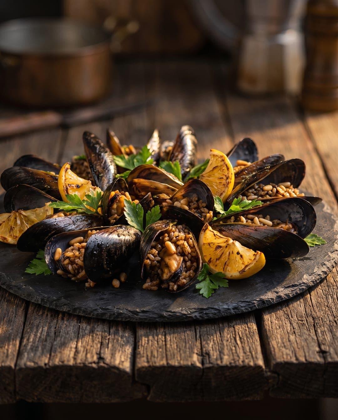 Stuffed Mussels