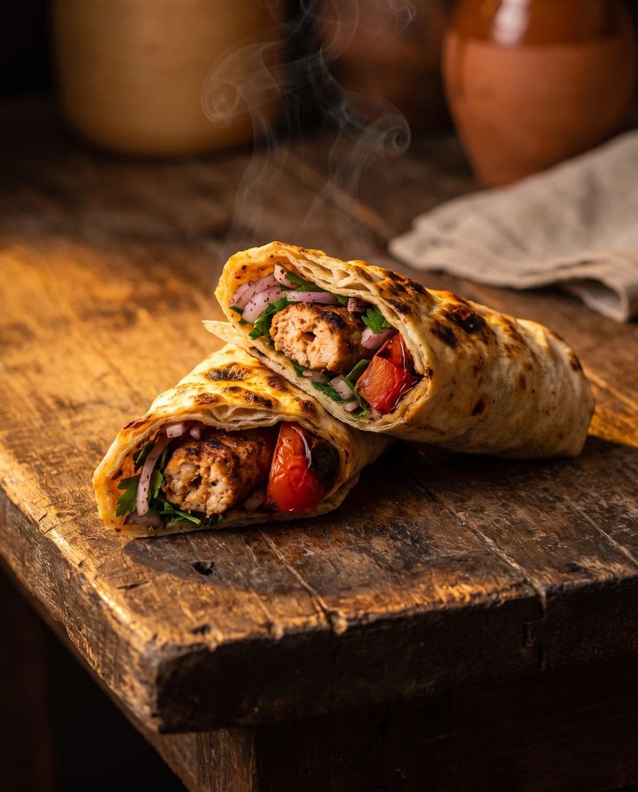 Chicken Adana Wrap